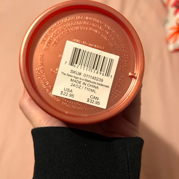 NWT, Pink Starbucks cup - Picture 2 of 2